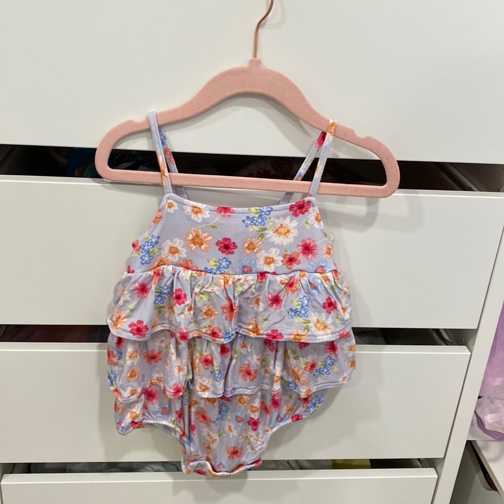 Posh peanut romper (12-18m)